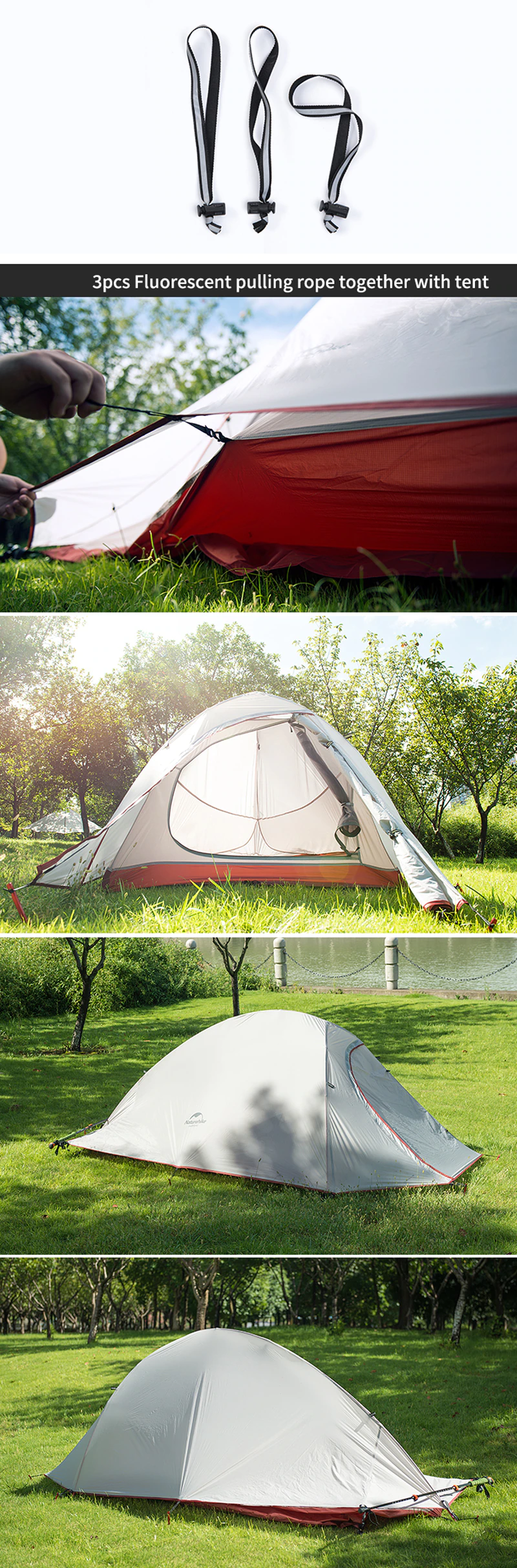 Cheap Goat Tents NatureHike Backpacking Tent 4 Season Weatherproof Double Layer Lightweight Tents for Outdoor Camping Hiking Adventure Travel Tents 